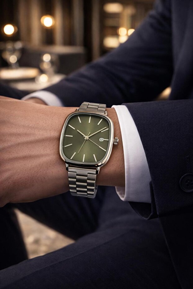 Takvimli Çelik Kordon Erkek Kol Saat - 3