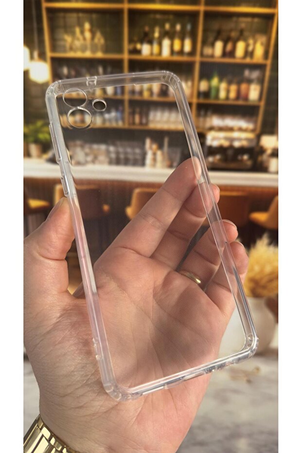 غطاء شفاف متوافق مع سامسونج A04 مع حماية للكاميرا وامتصاص للصدمات - 3