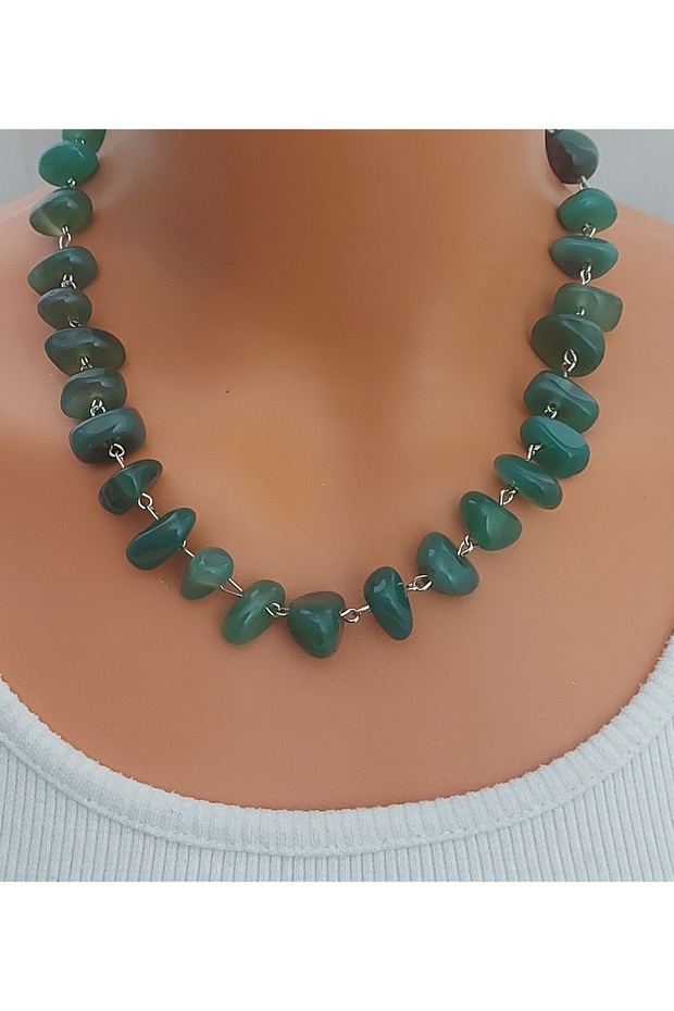 قلادة حجر العقيق - 1