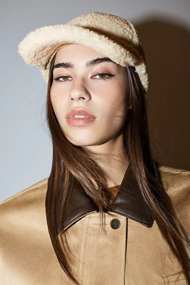 Suni Yünlü Şapka - 1