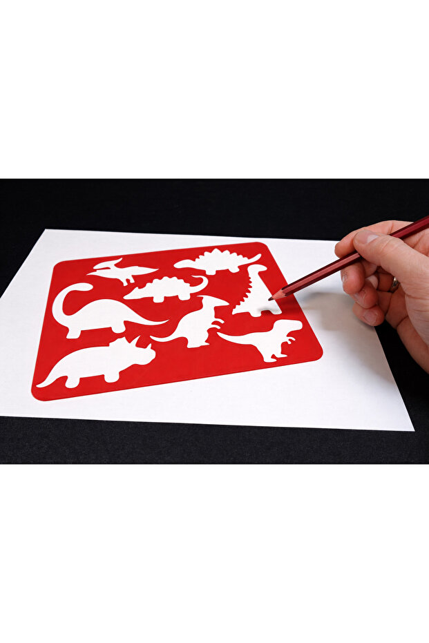 Dinosaur Drawing Template – Educational Painting & Drawing Template for Kids
