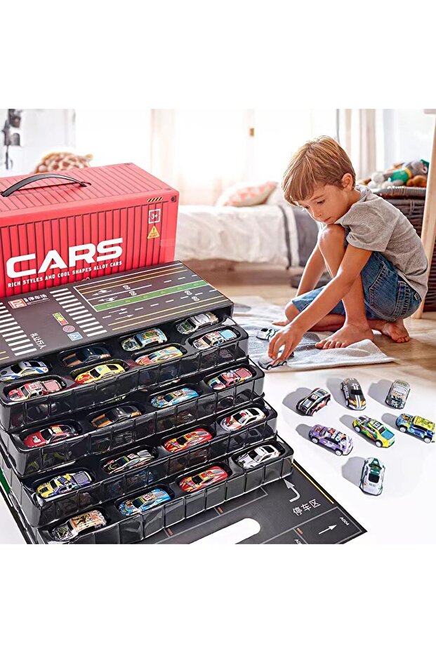 Mini Pull Back Cars Set - 4