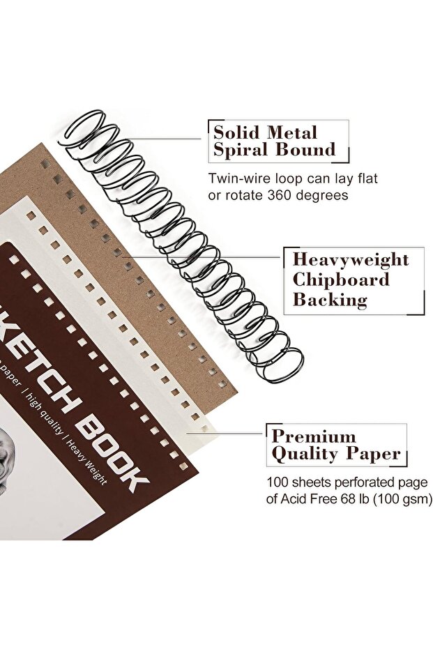 Spiral Drawing Notebook - 1