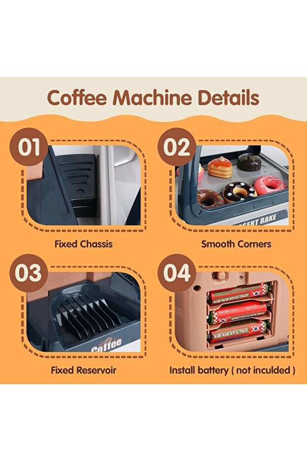 Coffee Maker Toy Set - 6