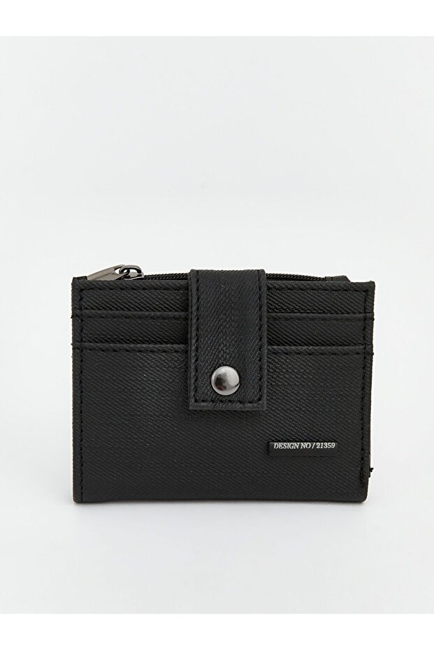 LCW ACCESSORIES Leather Look Men's Card Holder