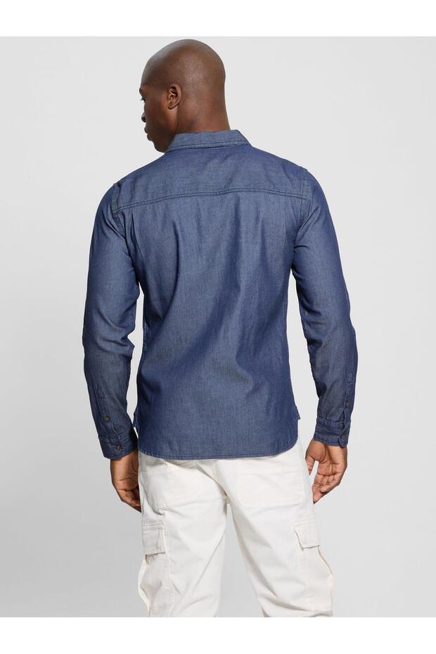 Denim Work Erkek Denim Gömlek - 3