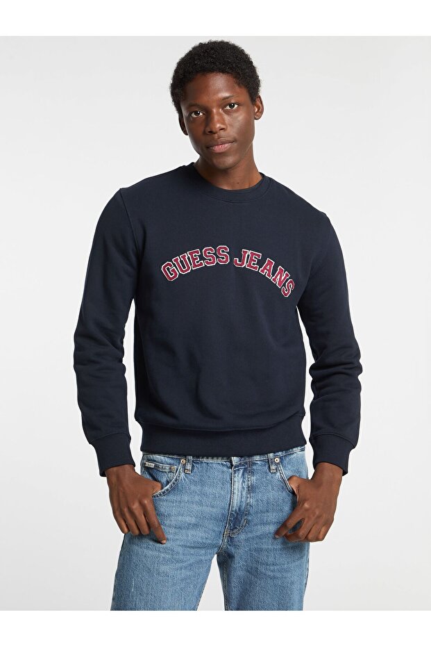 Jeans Slim Erkek Sweatshirt - 1