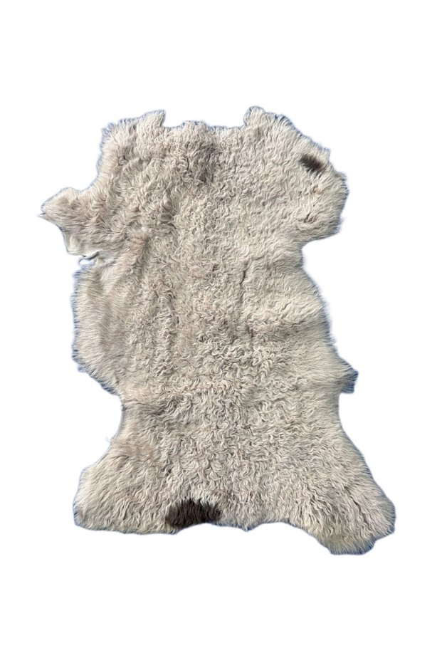 Real Long Sheepskin - Natural Long Sheepskin - Natural Sheepskin