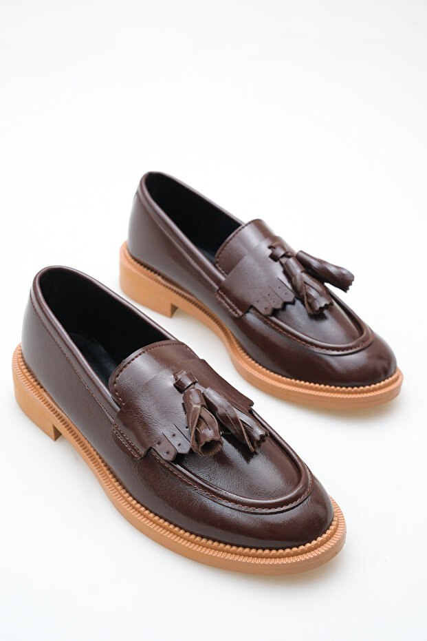 Women's Special Design Elegant Tassel Detailed Loafer Shoes