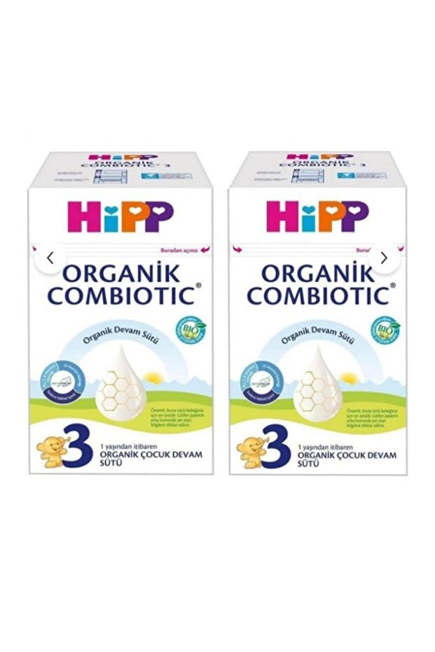 Organik Combiotic Devam Sütü 2x600 Gr 3 Numara - 1