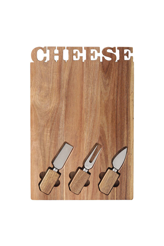 Solid Cheese Serving Platter Set - 1