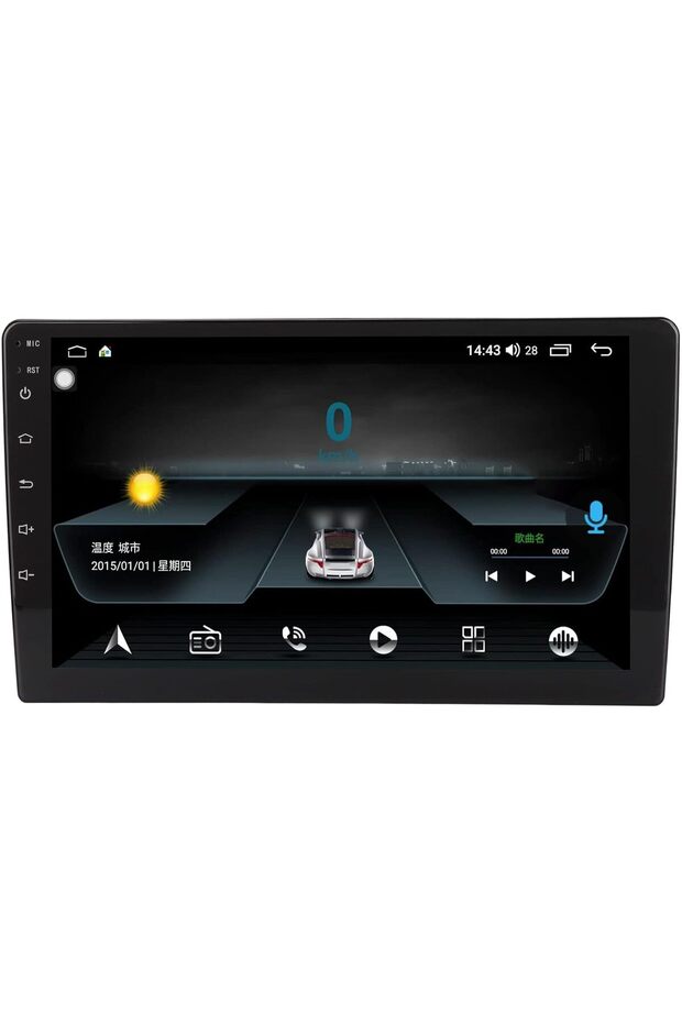 9”Andoid Car Gps Stereo with Bluetooth,1280/720IPS,1GBRAM ,16GBROM,CCD/AHDCamera