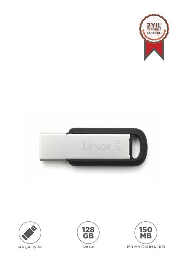 ذاكرة فلاش USB 3.2 Gen1 معدنية بسرعة 150 ميجابايت/ثانية - 128 جيجابايت M400