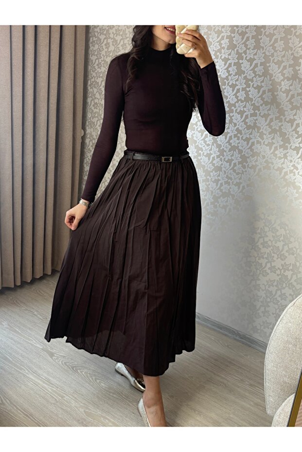 Kırışık kumaş Etek - 2