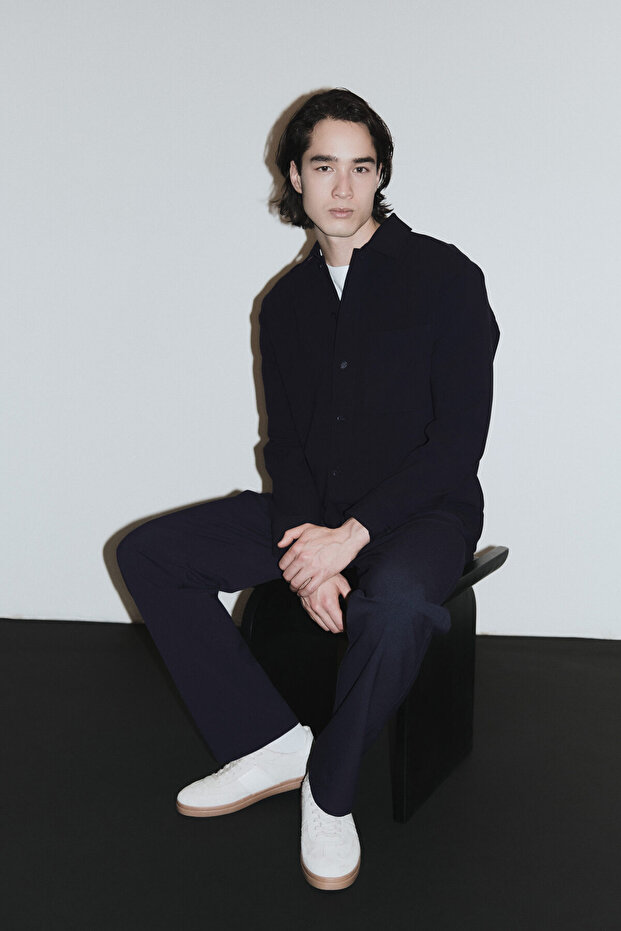 Four-way Stretch Overshirt Gömlek - 1