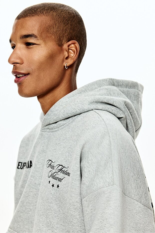 Kapüşonlu Üst Loose Fit - 5