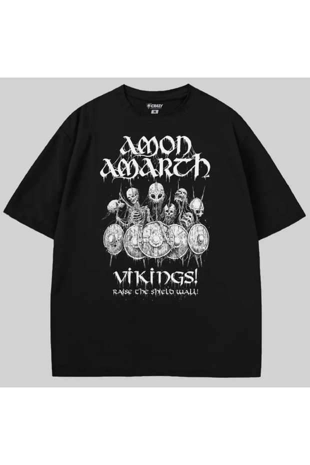 Amon Amarth Raise the Shield Wall Oversized T-Shirt