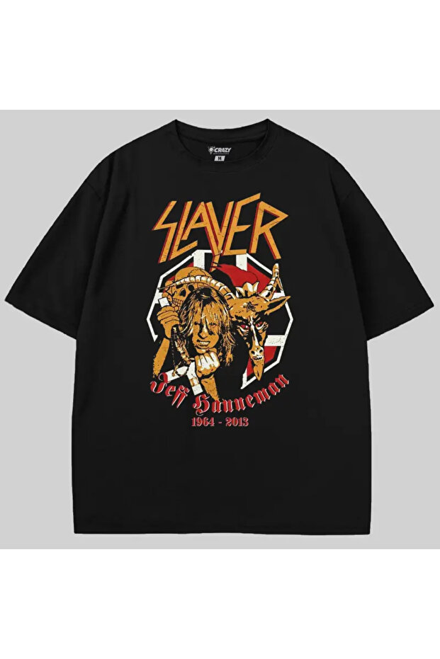 Slayer Jeff Hanneman Oversized T-Shirt