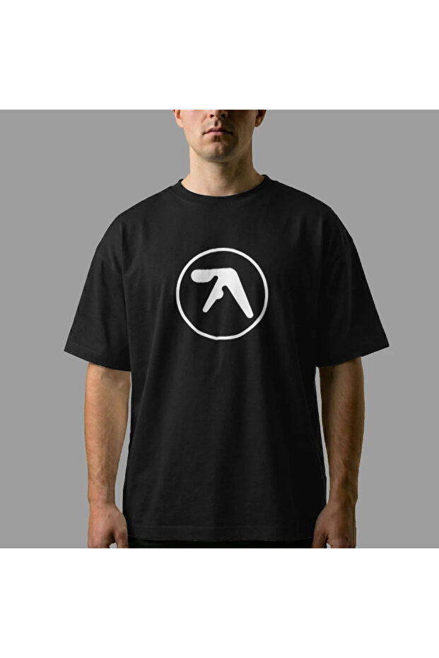Aphex Twin Logo Oversize Tişört - 6