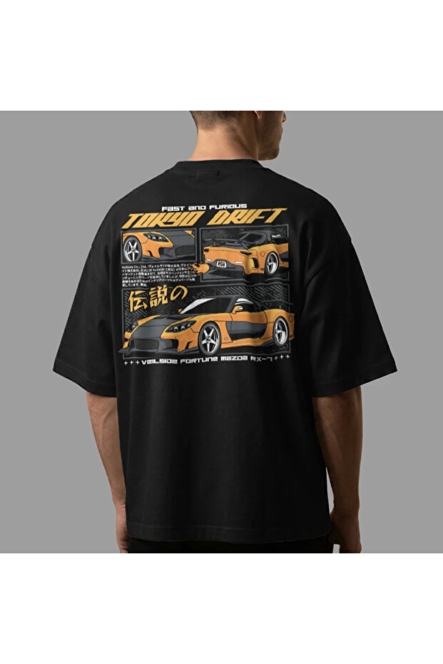Mazda Rx 7 Veilside Fortune Oversize Tişört - 7