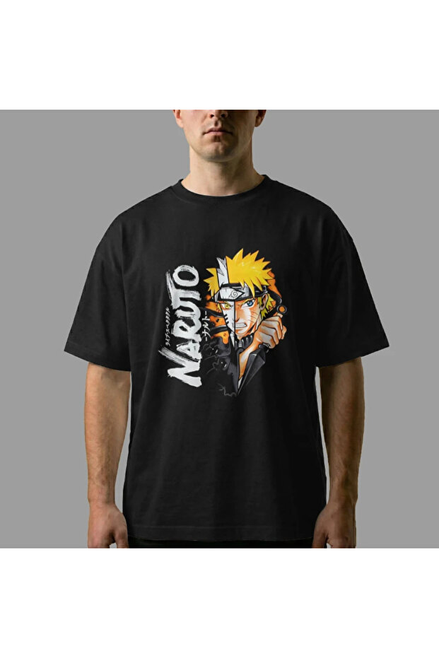 Μπλουζάκι Naruto Split Face oversized - 6