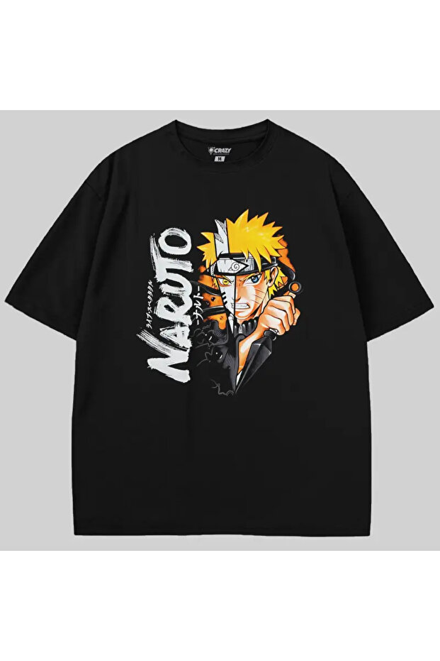 Μπλουζάκι Naruto Split Face oversized - 1