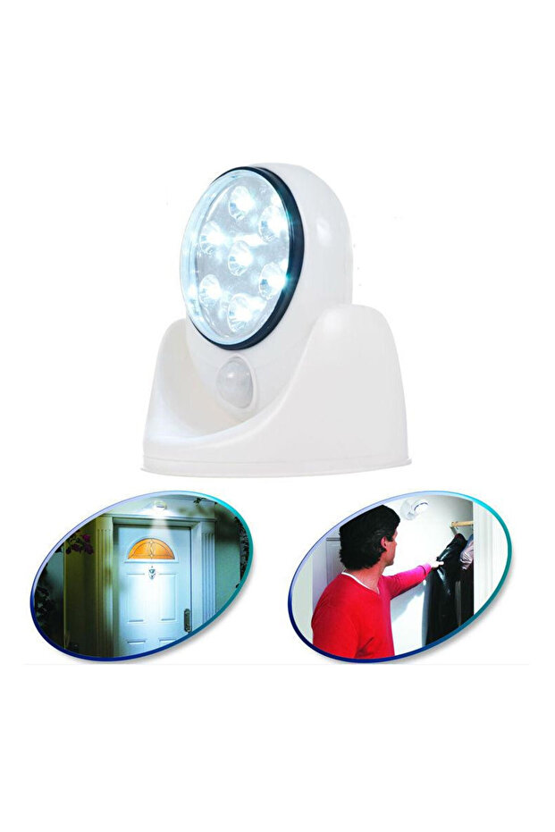 كشاف اللاسلكي الذكي - إضاءة بمستشعر حركة وتغطية 360 درجة - 2