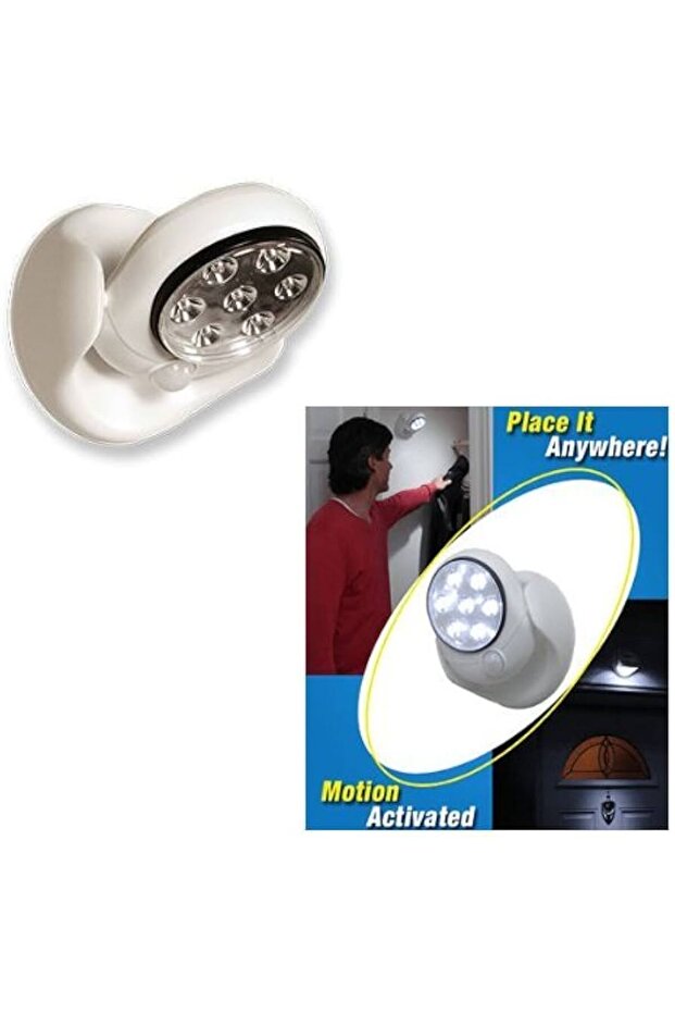 كشاف اللاسلكي الذكي - إضاءة بمستشعر حركة وتغطية 360 درجة - 5