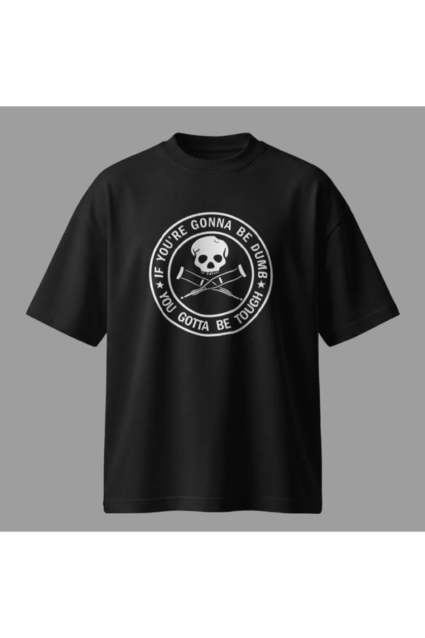 Jackass Logo Oversize Tişört - 2