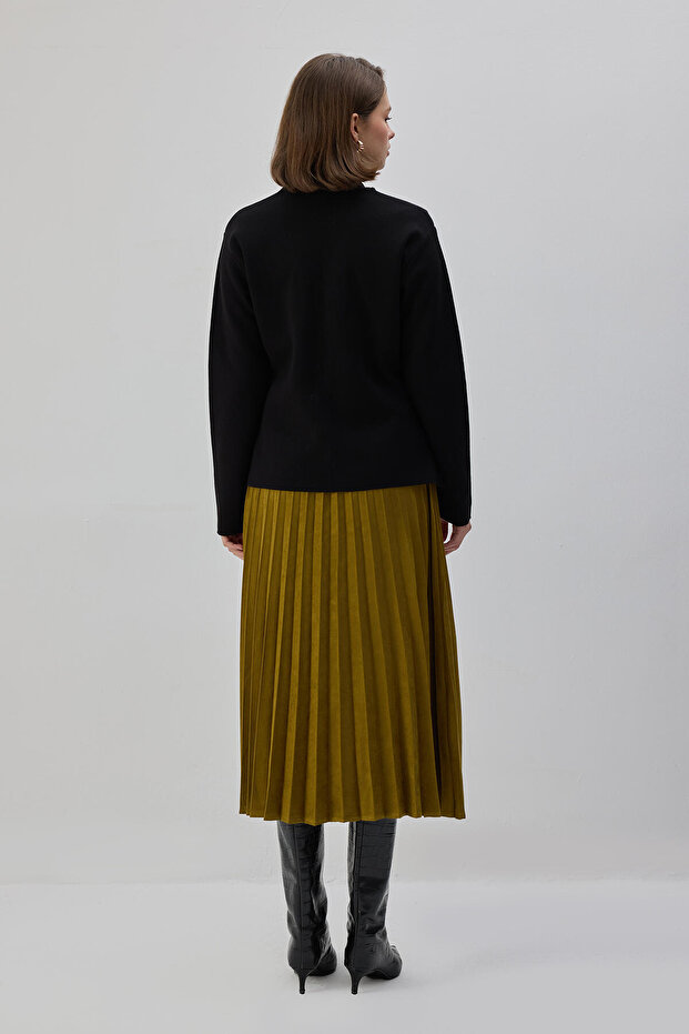 PİLİSELİ SÜET ETEK - 6