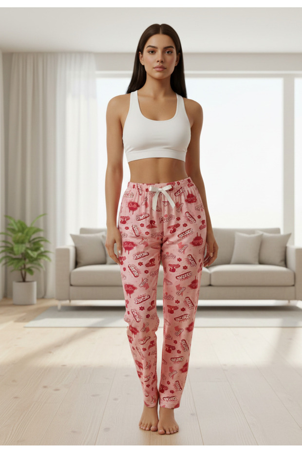 ملابس نوم باربي منقوشة - 3