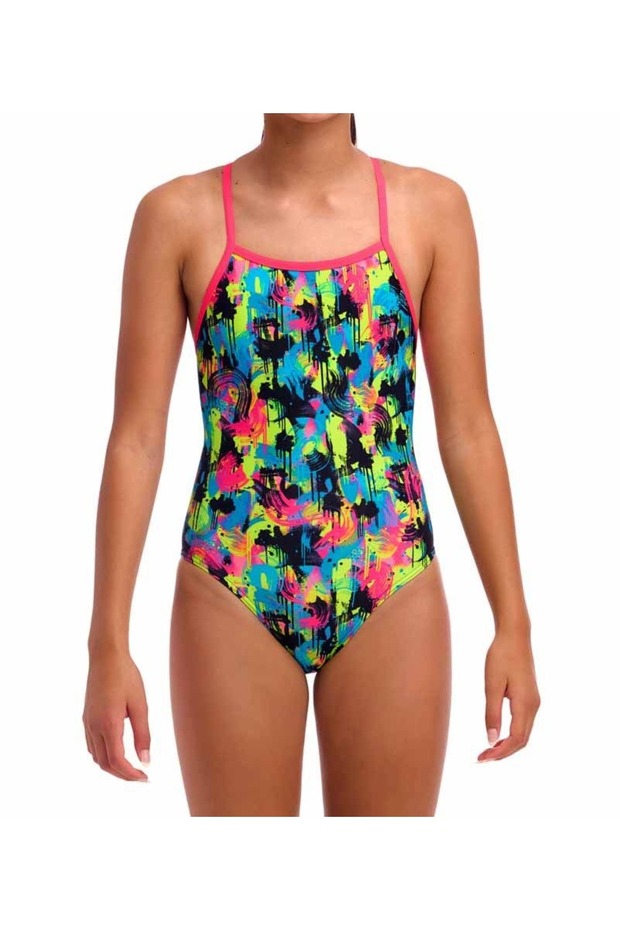 Blotchy Baby Girl's Swimsuit