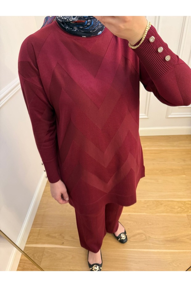 Zigzag Desen Merserize Takım - 3