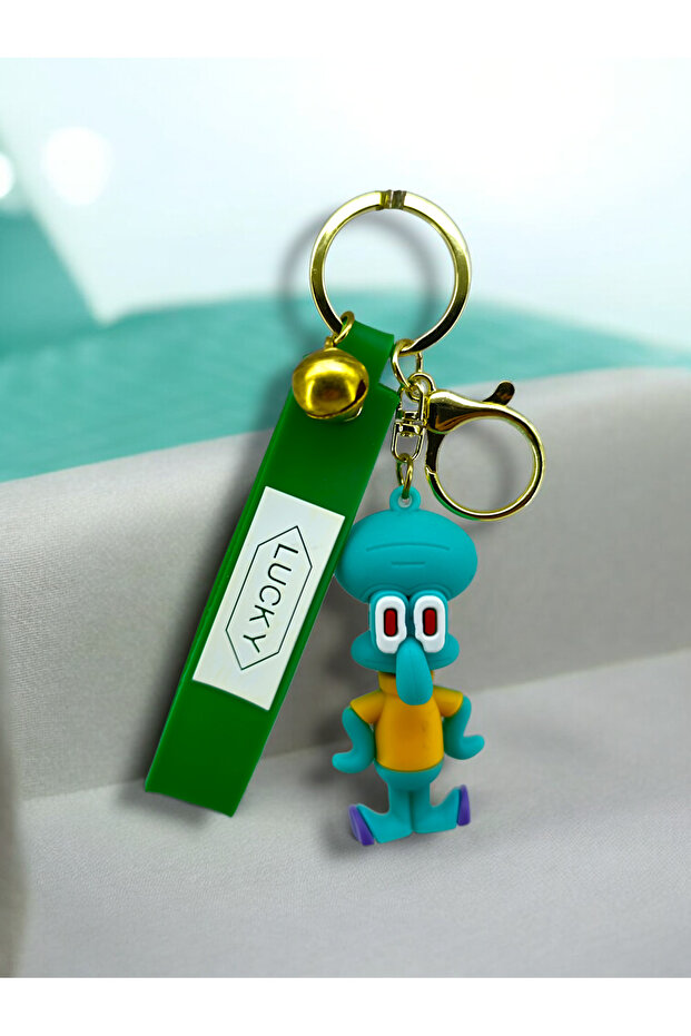 سلسلة مفاتيح على شكل أخطبوط سبونج بوب سكويدوايد كيو
