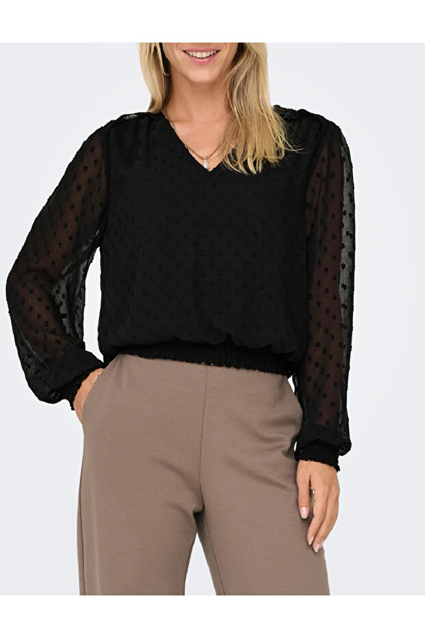 Bluza, Negru - 1