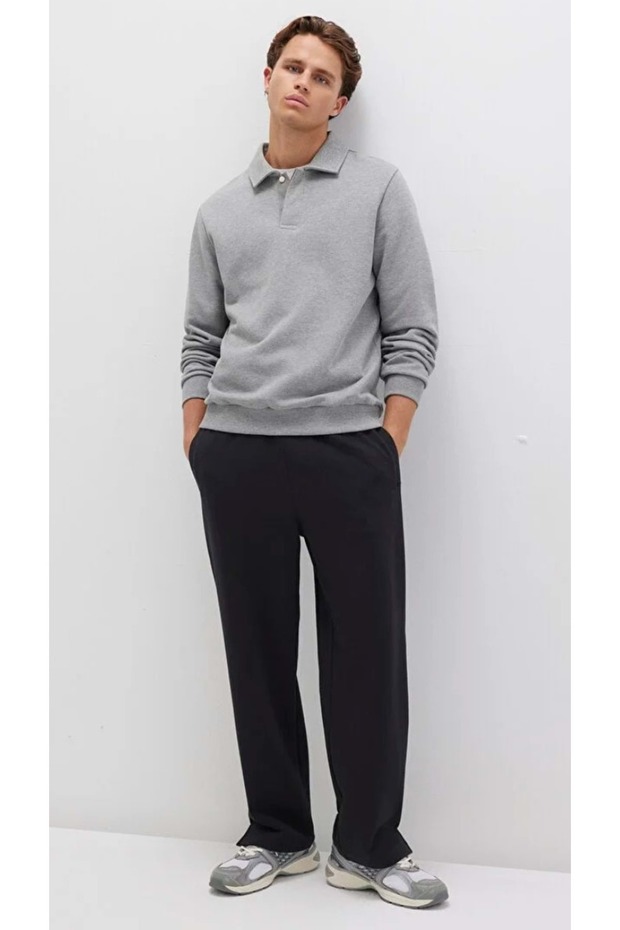 M0010462 Basic Erkek Eşofman Altı SİYAH - 3