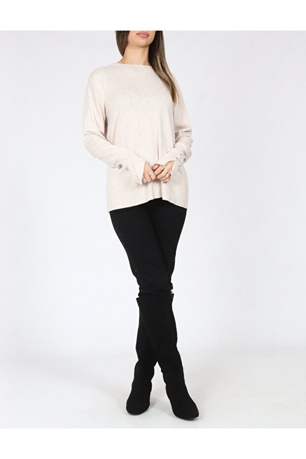 Blouse, Beige - 2