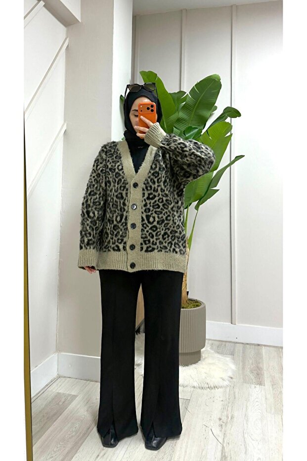 سترة منقوشة بنقشة الفهد - 2