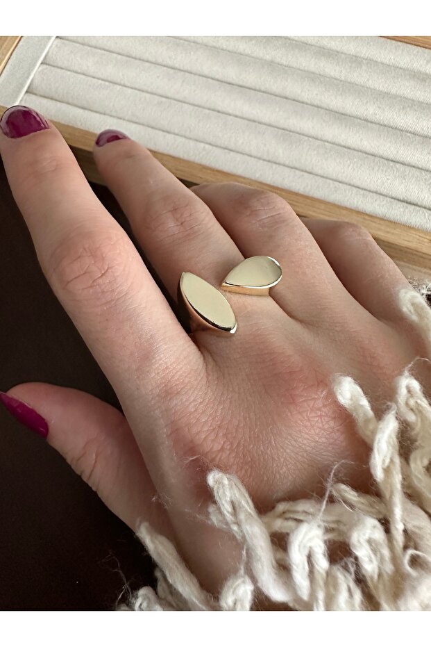 Gold Drop Model Ring - 3