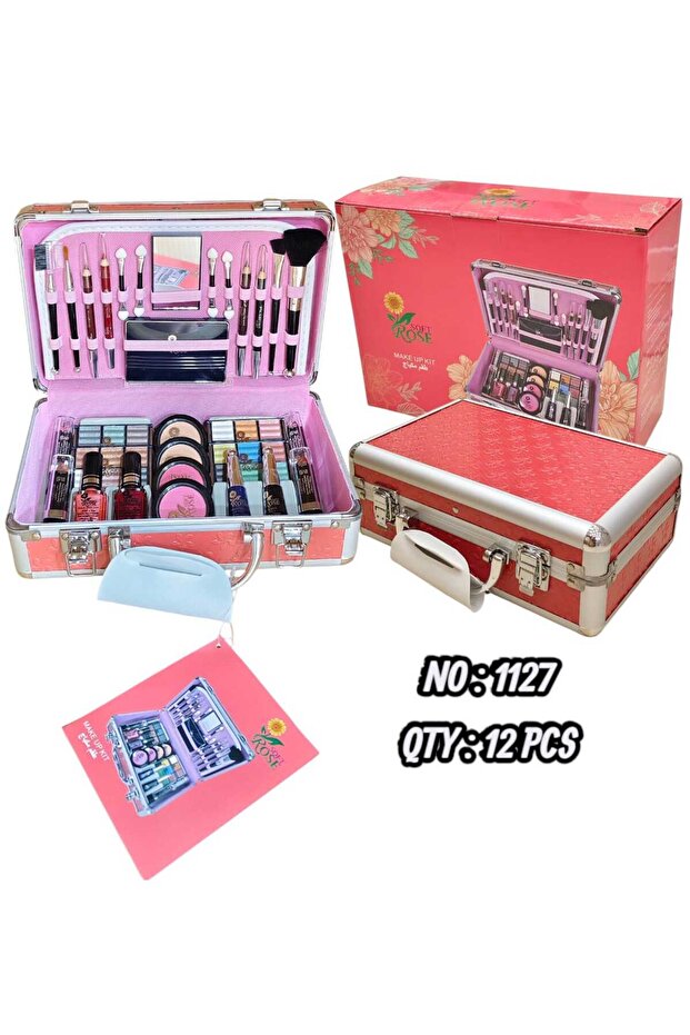 طقم مكياج مجوموعة مستحضرات تجميل - 1