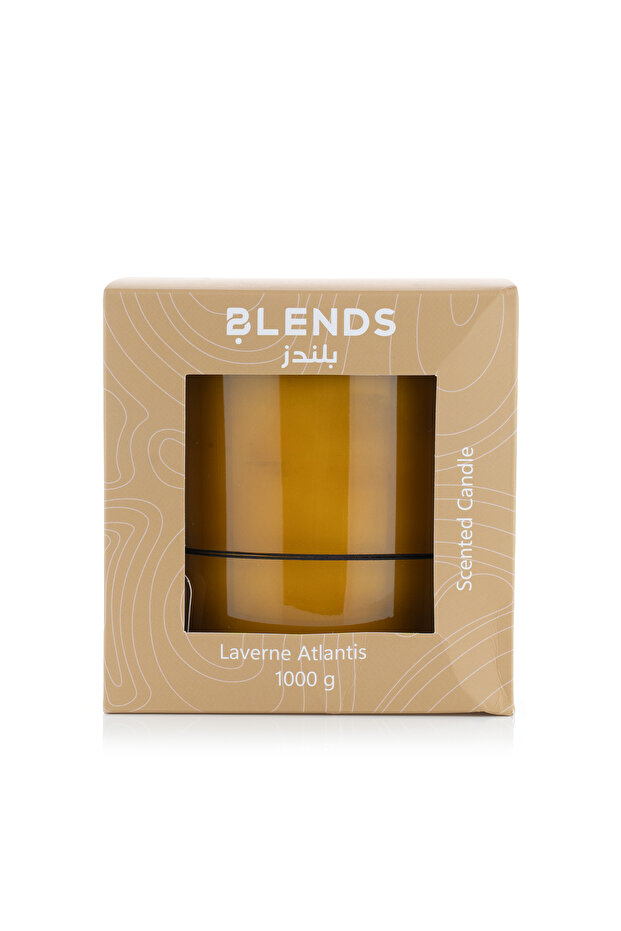 شمعة معطرة برائحة لافيرن أتلانتس، وزنها 1000 غرام