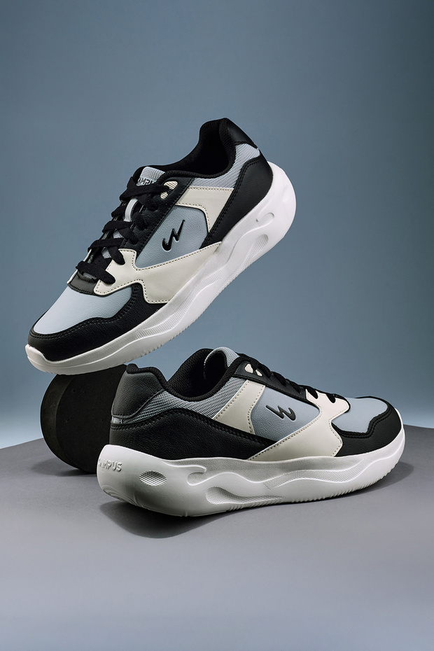 Men's Low-Top Sneakers - Bold Colours With Cloud Like Comfort