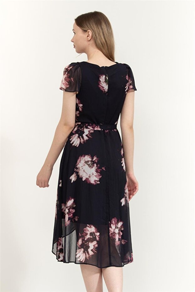 Printed Kadın Elbise - 3