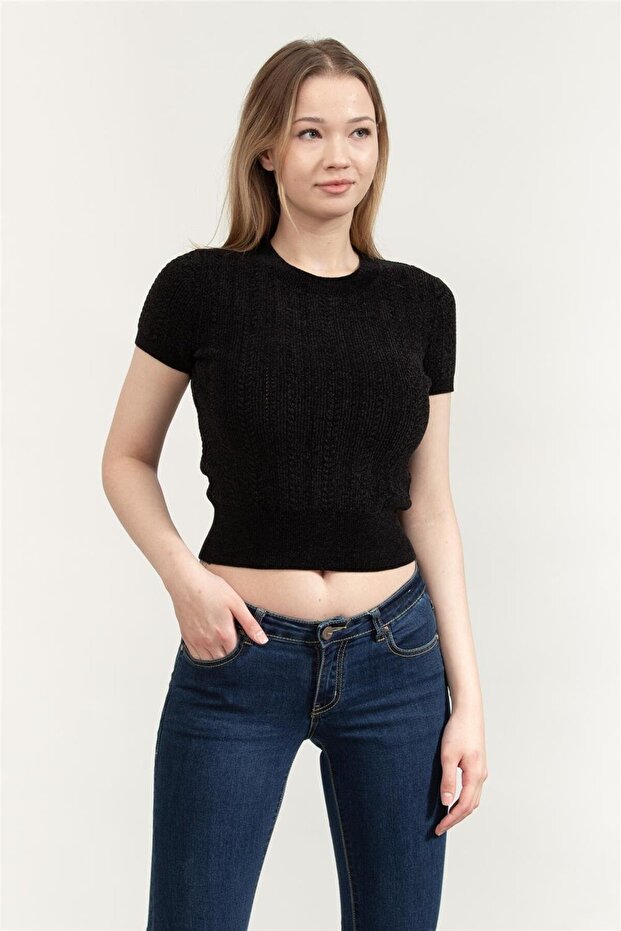 Chenille Kadın Triko - 4