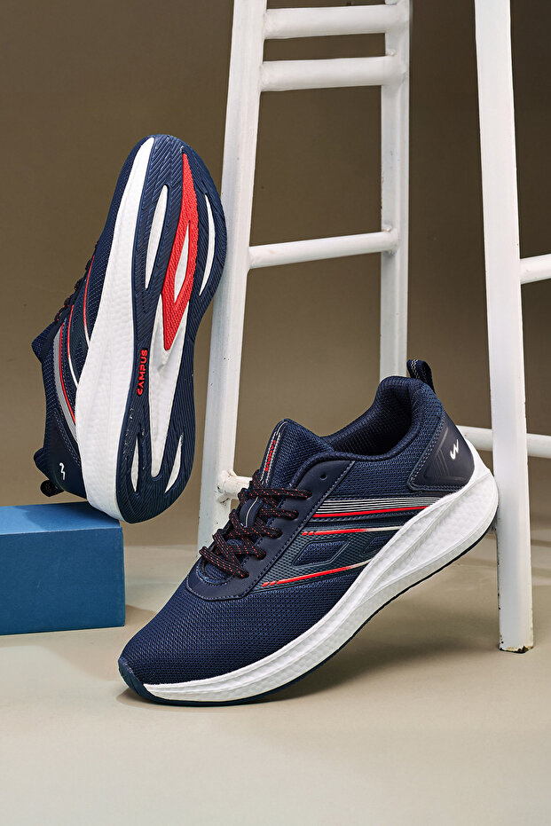 Men's Low-Top Sneakers - Bold Colours With Cloud Like Comfort