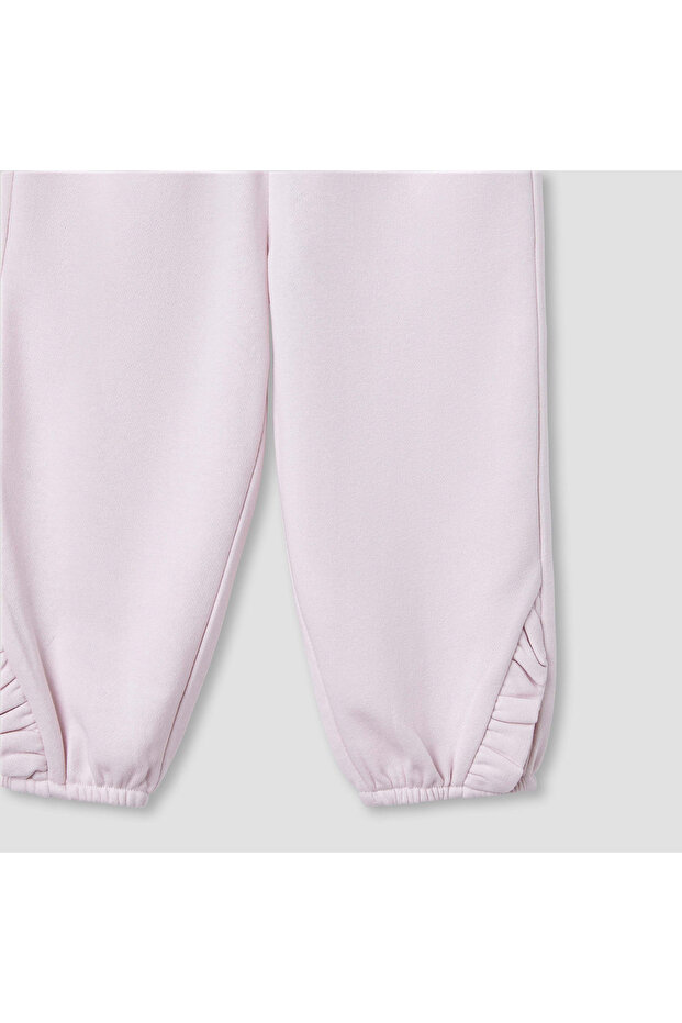 بنطال رياضي مزين بكشكشة وجيوب - 5