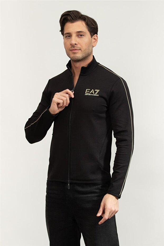 Erkek Fermuarlı Sweatshirt - 2