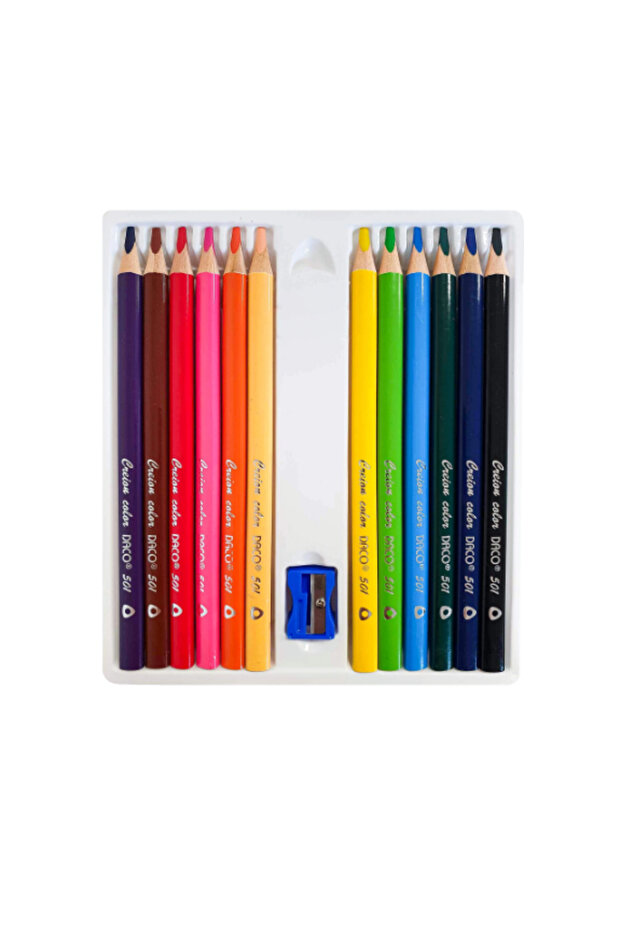 DACO Maxi CC512T triangular colored pencils, 12 pcs/set - 2
