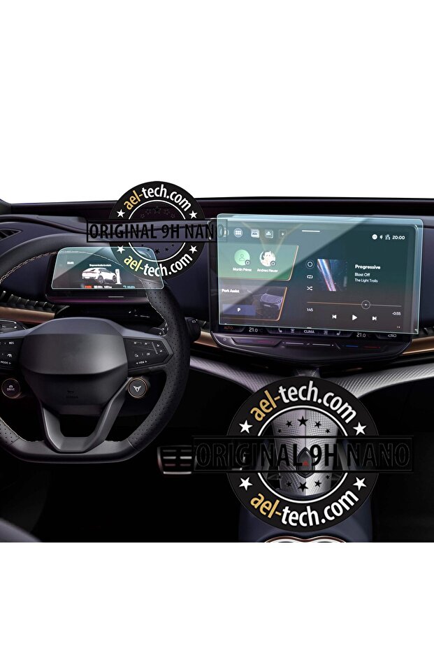 Cupra Tavascan Navigation and Digital Instrument 9H Nano Protector Set of 2 2024-2025