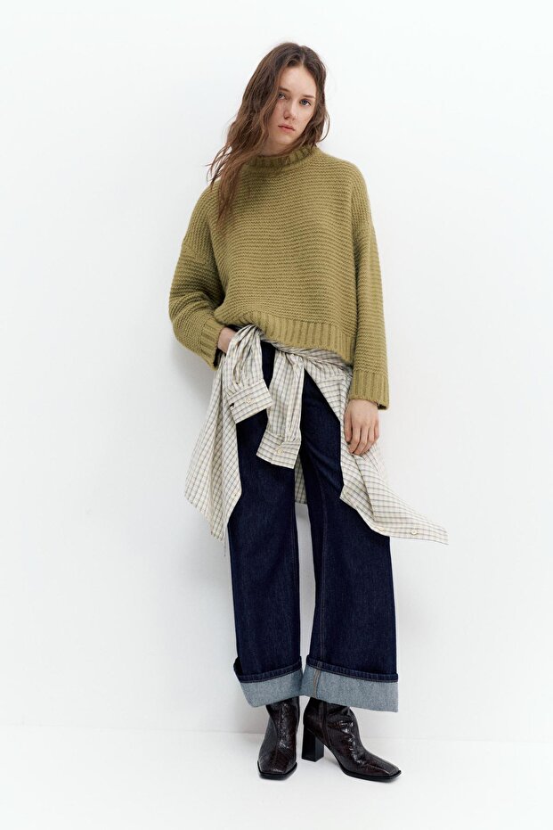 Kalın örgü kazak - 3